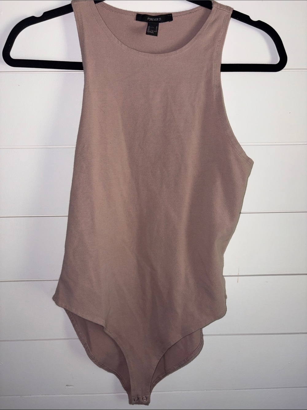 Forever 21 taupe Sleeveless Bodysuit
